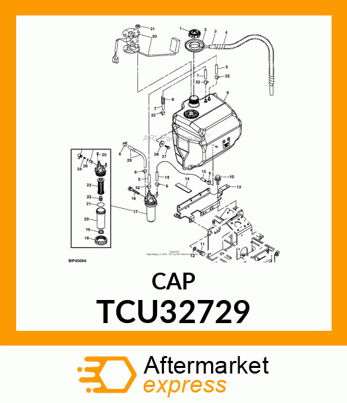 FILLER CAP TCU32729