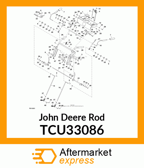 ROD, STEERING LINK TCU33086