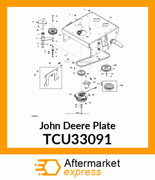 ENGINE BED DOUBLE PLATE TCU33091