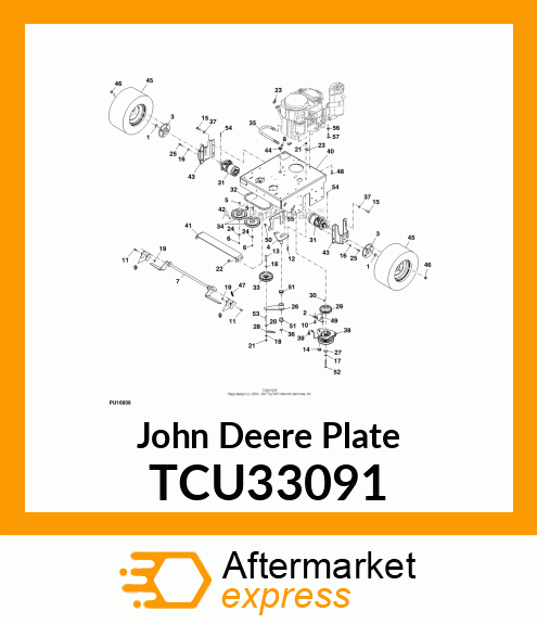 ENGINE BED DOUBLE PLATE TCU33091