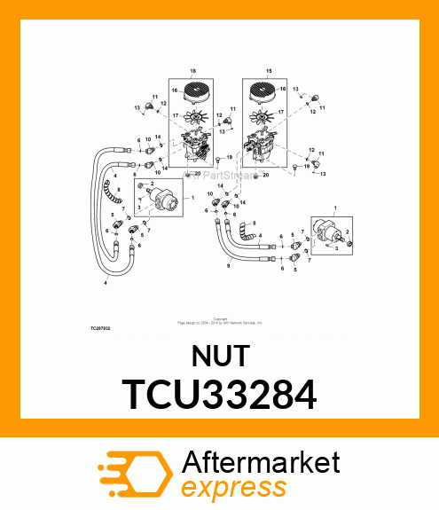 NUT TCU33284