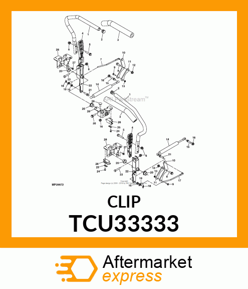 PIN, RUE (5/16" SHAFT DIA.) TCU33333