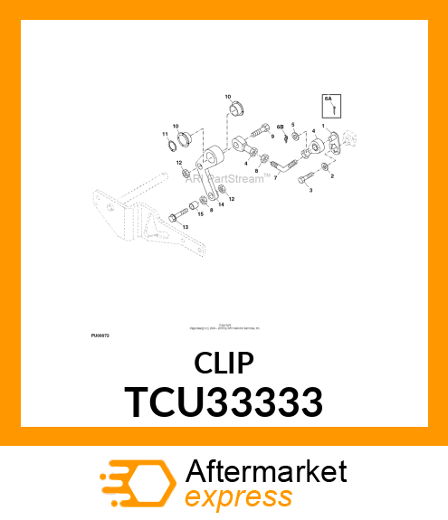 PIN, RUE (5/16" SHAFT DIA.) TCU33333