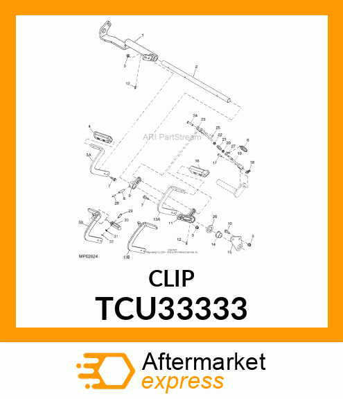 PIN, RUE (5/16" SHAFT DIA.) TCU33333