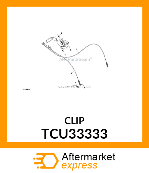 PIN, RUE (5/16" SHAFT DIA.) TCU33333