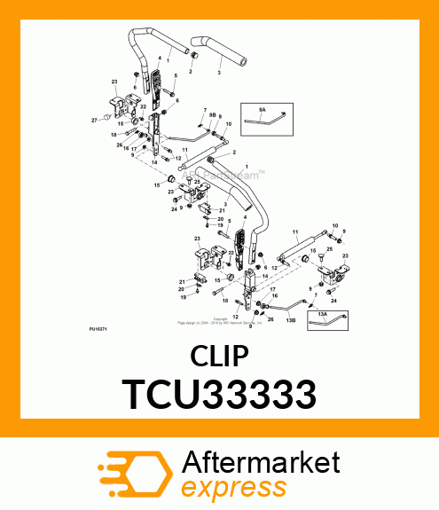 PIN, RUE (5/16" SHAFT DIA.) TCU33333