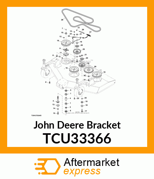 ARM, 62RD FM FIXED IDLER MY14 TCU33366