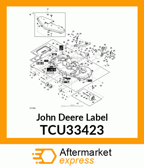 LABEL,HEIGHT ADJUST TCU33423