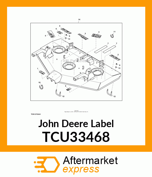 LABEL,HEIGHT OF CUT, FM TCU33468