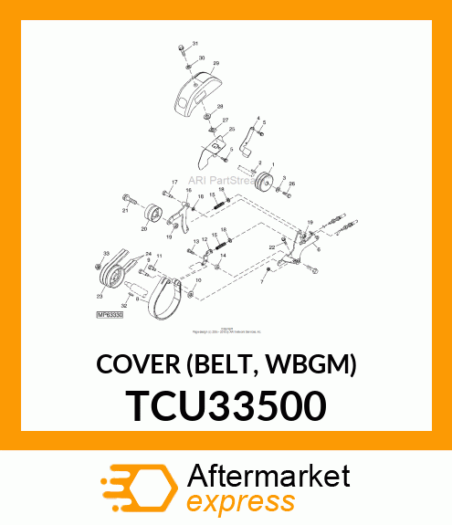 COVER (BELT, WBGM) TCU33500