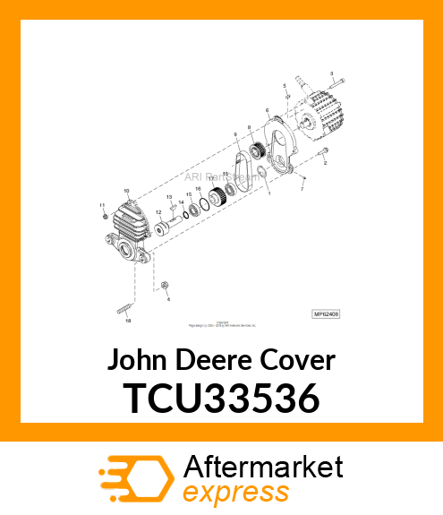 COVER, INNER MOTOR MOUNT CASTING TCU33536