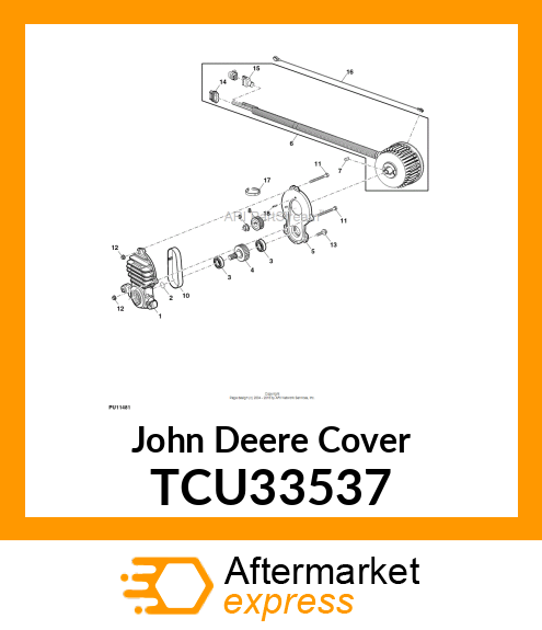 COVER, OUTER MOTOR MOUNT CASTING TCU33537