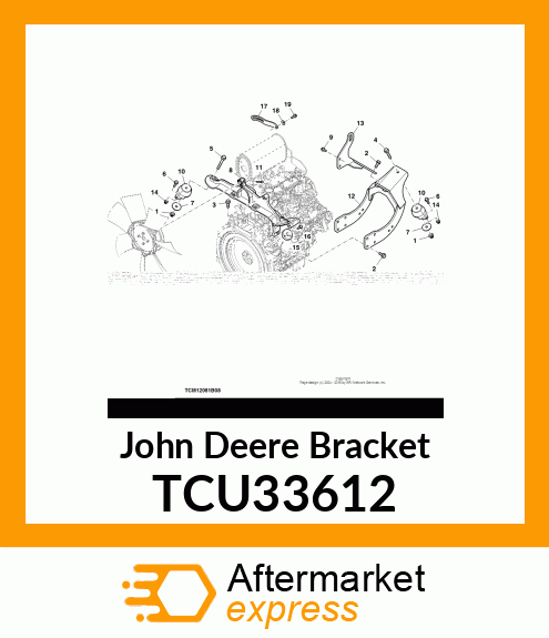 BRACKET, ALTERNATOR MOUNT TCU33612