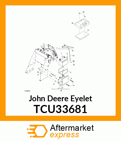 BOOT EYELET TERMINAL TCU33681