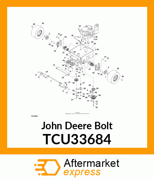 BOLT, HEX.38 TCU33684