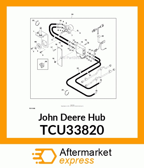 HUB, WHEEL TCU33820