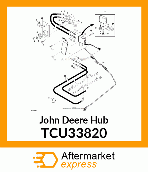 HUB, WHEEL TCU33820