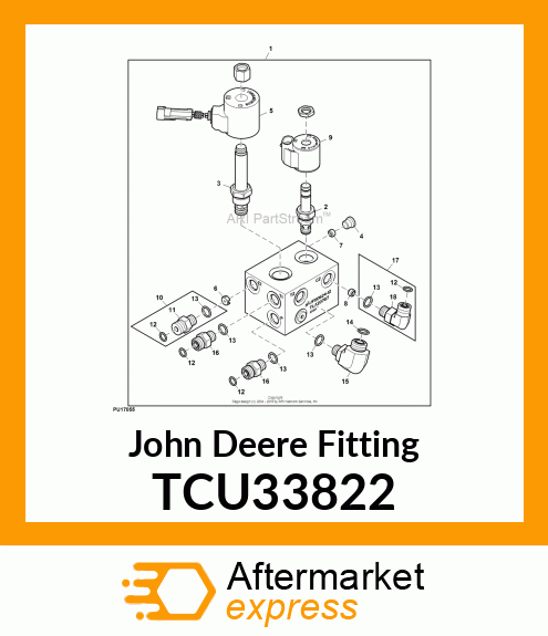 SCREENED FITTING WITHOUT O TCU33822