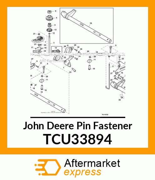 PIN SLOTTED CLEVIS HEAD TCU33894