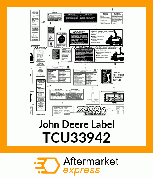 LABEL, RELAY CENTER TCU33942