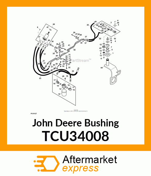 BUSHING, BUSHING, ZINC COATED TCU34008