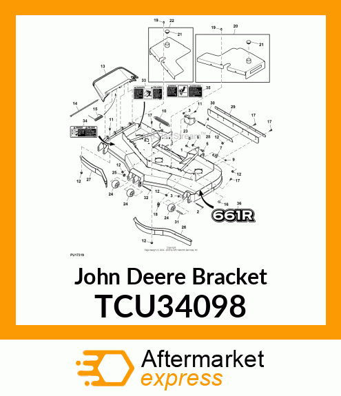 BRACKET, REAR SPRING HANGER TCU34098