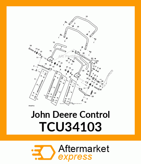 CONTROL, RELEASE BAR TCU34103