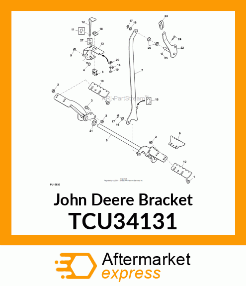 BRACKET, OPS SWITCH ACTUATOR R TCU34131