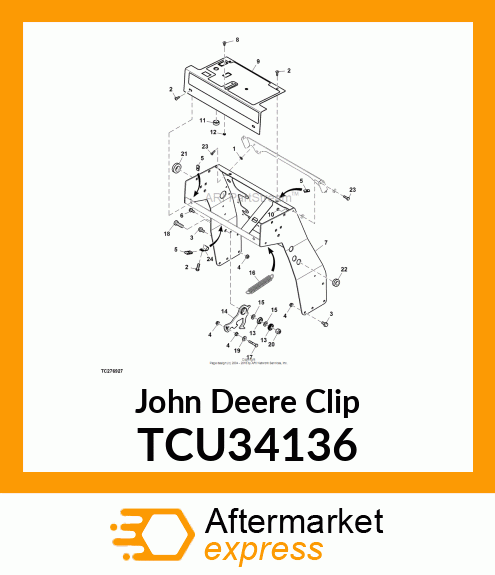 CLIP, VINYL COATED 3/8 OD TCU34136