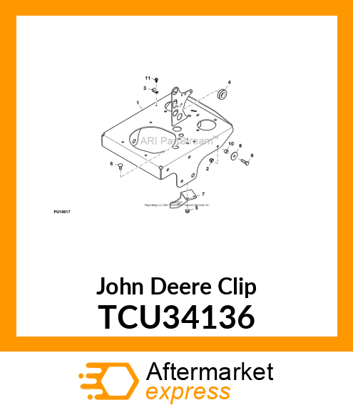 CLIP, VINYL COATED 3/8 OD TCU34136