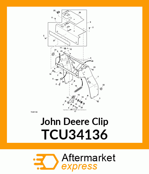 CLIP, VINYL COATED 3/8 OD TCU34136