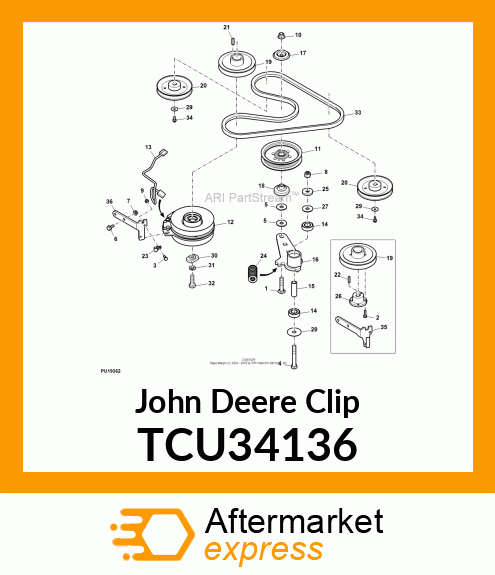 CLIP, VINYL COATED 3/8 OD TCU34136