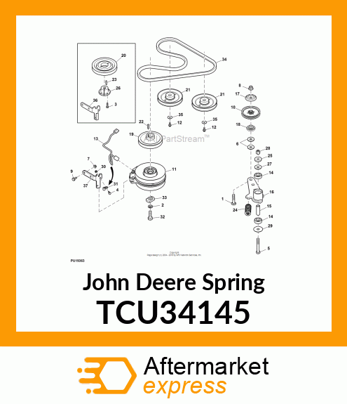 SPRING, DIE, 2.5 TCU34145