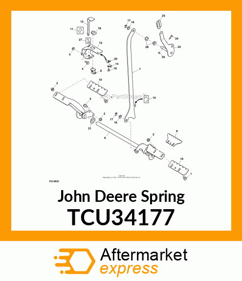 SPRING, NO. OF ACTIVE COLILS, INSID TCU34177