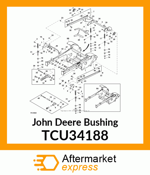 BUSHING, BRONZE 0.8830ID X 1.1240OD TCU34188