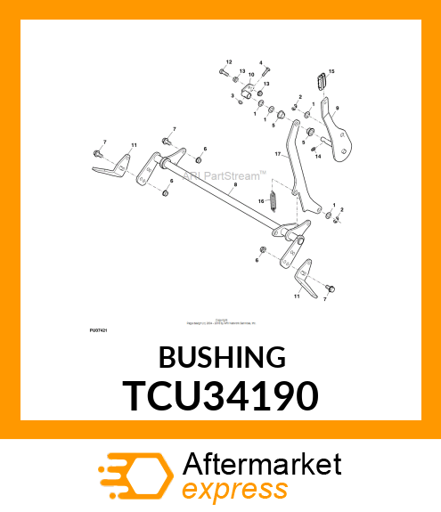 MACH BUSH, 1/2 ID X 7/8 OD X 18 GA TCU34190