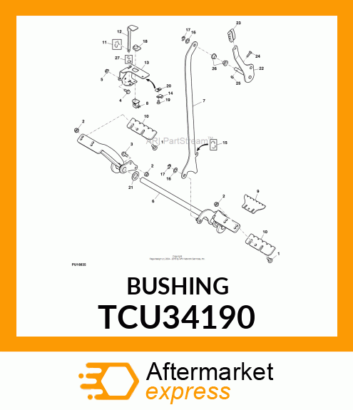 MACH BUSH, 1/2 ID X 7/8 OD X 18 GA TCU34190