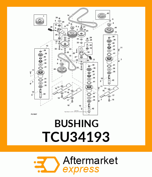 SPACER, IDLER ARM PIVOT TCU34193