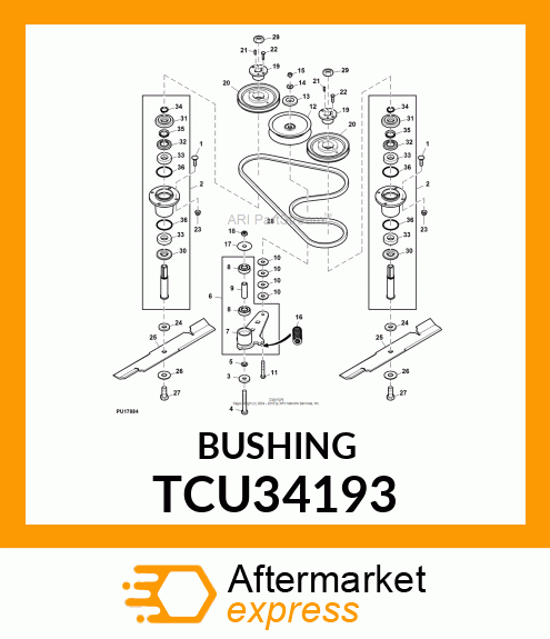 SPACER, IDLER ARM PIVOT TCU34193