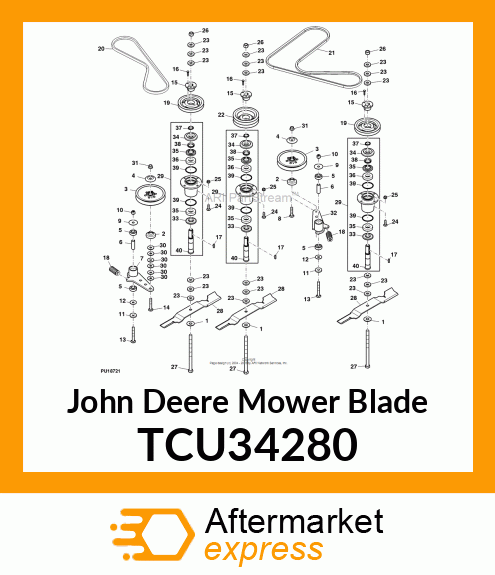 MOWER BLADE TCU34280