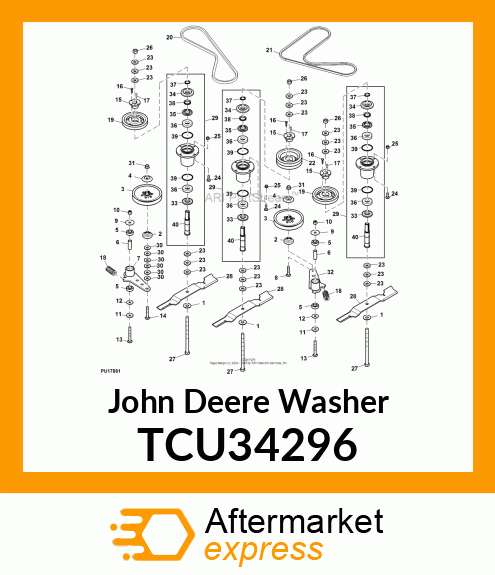 WASHER, IDLER ARM TCU34296