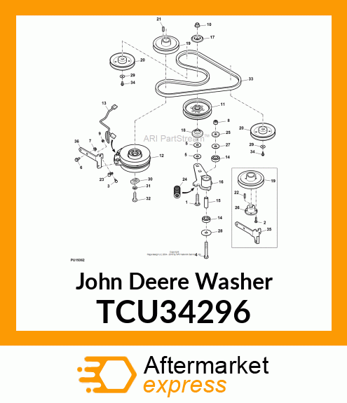 WASHER, IDLER ARM TCU34296