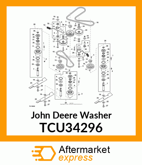 WASHER, IDLER ARM TCU34296