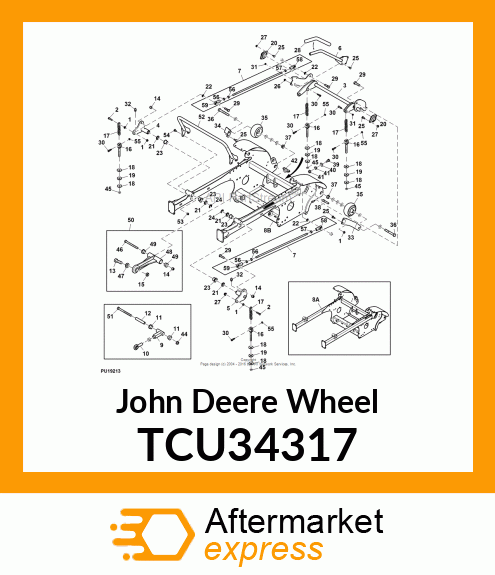 WHEEL, ANTI TIP TCU34317