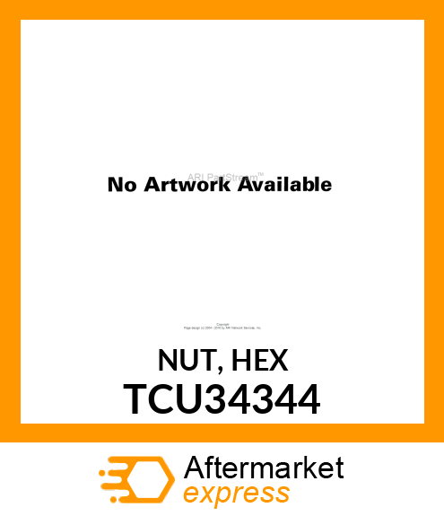 NUT, HEX TCU34344