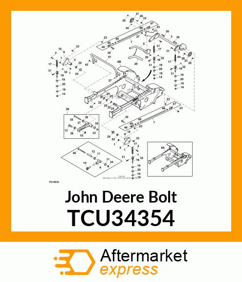 BOLT, ALLEN, SHOULDER 3/8 X 3/4 TCU34354