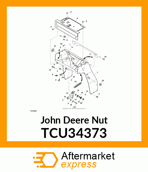 NUT, NYLOCK JAM 1/2 TCU34373