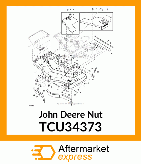 NUT, NYLOCK JAM 1/2 TCU34373