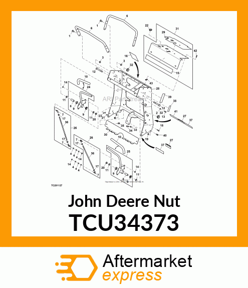 NUT, NYLOCK JAM 1/2 TCU34373