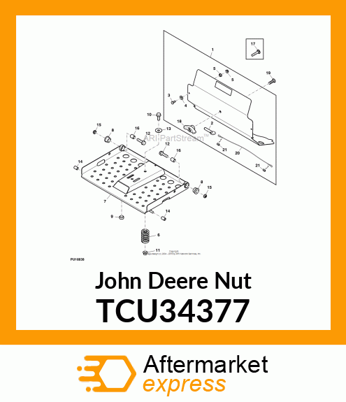 NUT, NYLOCK, JAM 1/2 TCU34377